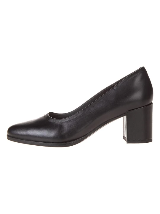 Zdjęcie produktu Clarks Skórzane czółenka "Freva55 Court" w kolorze czarnym rozmiar: 39