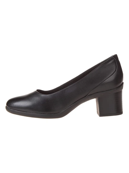 Zdjęcie produktu Clarks Skórzane czółenka "Shaya Poppy" w kolorze czarnym rozmiar: 38