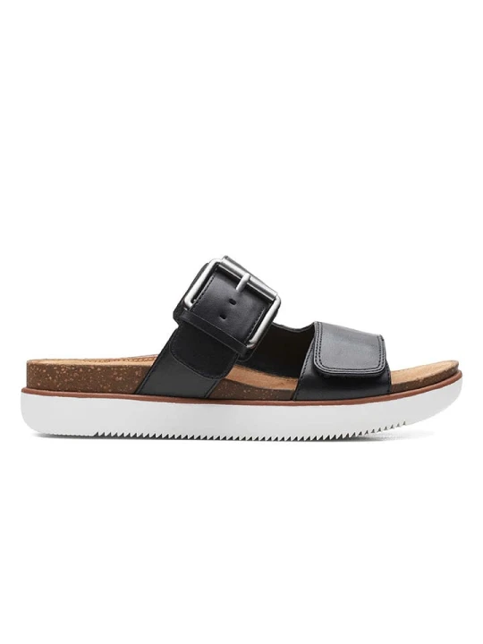 Zdjęcie produktu Clarks Skórzane klapki w kolorze czarnym rozmiar: 41