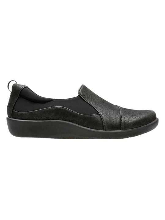 Zdjęcie produktu Clarks Skórzane slippersy w kolorze czarnym rozmiar: 37