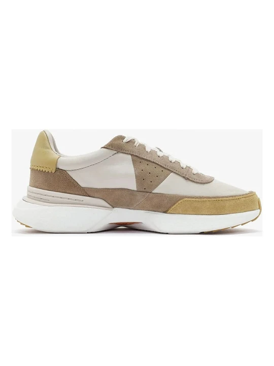 Zdjęcie produktu Clarks Skórzane sneakersy "Craft Pace" w kolorze beżowo-jasnobrązowym rozmiar: 40