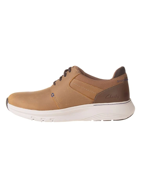 Zdjęcie produktu Clarks Skórzane sneakersy "Motion Trek" w kolorze jasnobrązowym rozmiar: 43
