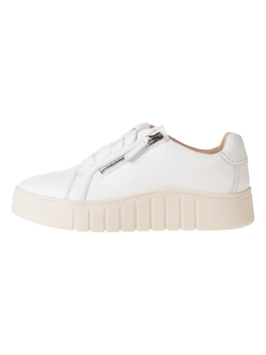 Zdjęcie produktu Clarks Skórzane sneakersy "Mykah Joy" w kolorze białym rozmiar: 38