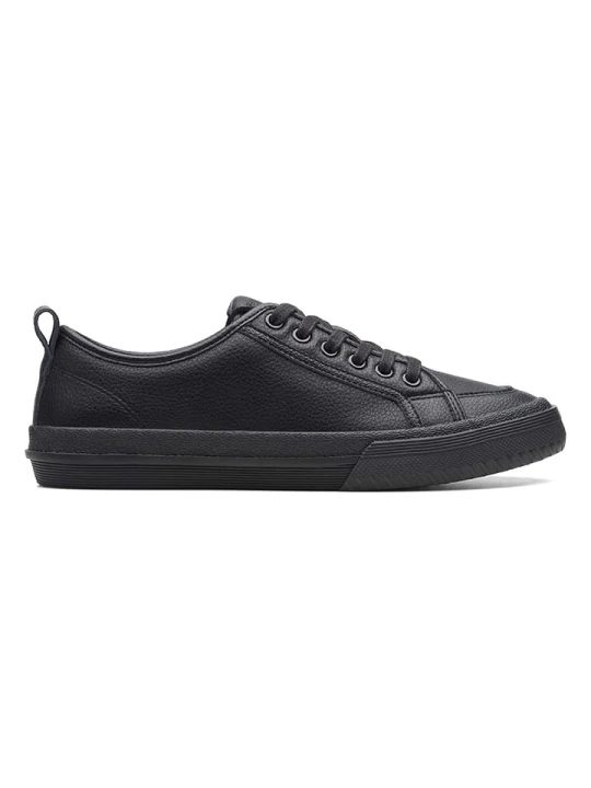 Zdjęcie produktu Clarks Skórzane sneakersy "Roxby Lace" w kolorze czarnym rozmiar: 39, 5
