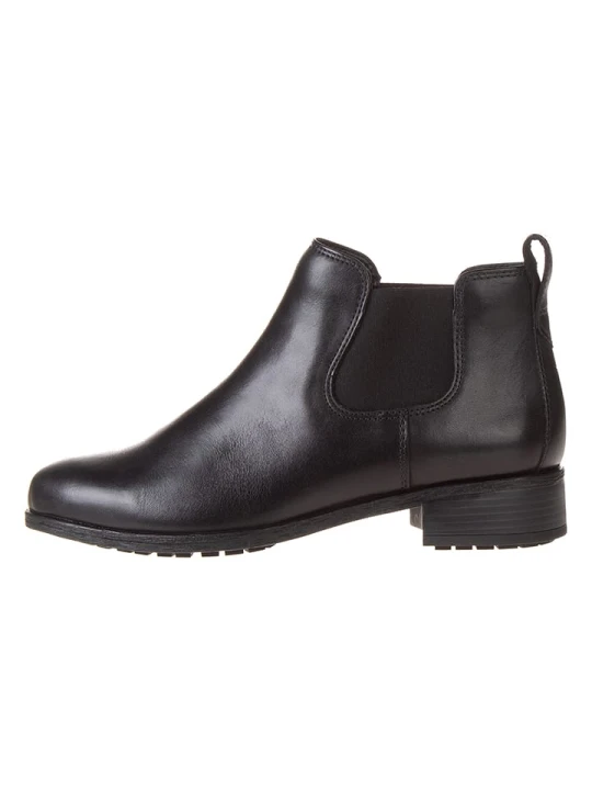 Zdjęcie produktu Clarks Skórzane sztyblety "Havisham Top" w kolorze czarnym rozmiar: 38