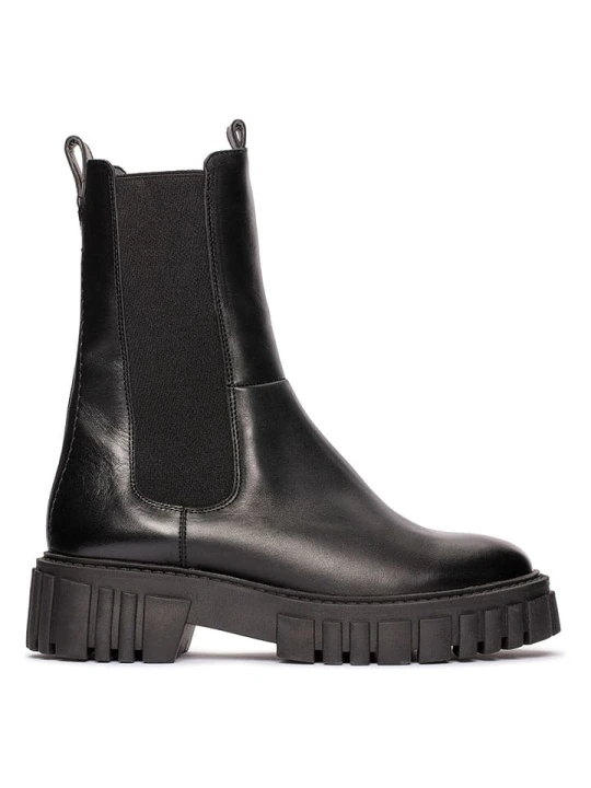 Zdjęcie produktu Clarks Skórzane sztyblety "Page" w kolorze czarnym rozmiar: 41