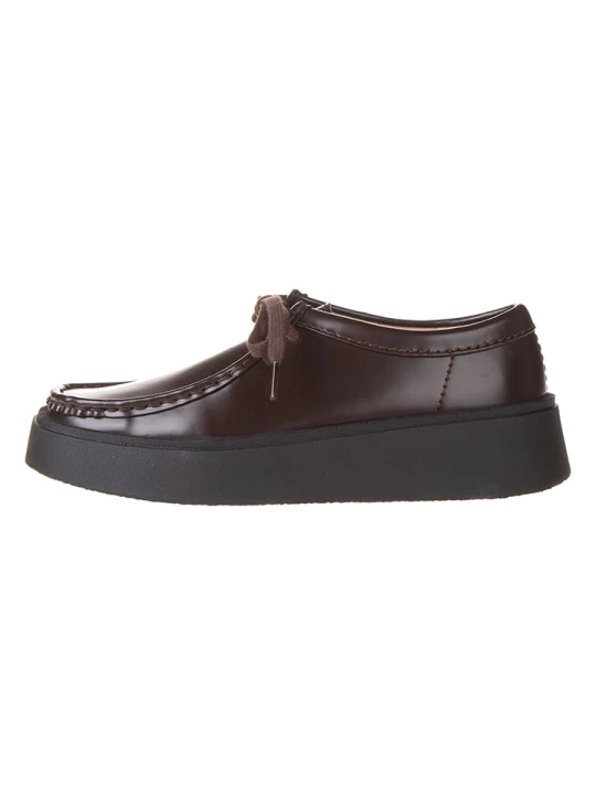 Zdjęcie produktu Clarks Skórzane trzewiki "Torview" w kolorze brązowym rozmiar: 37