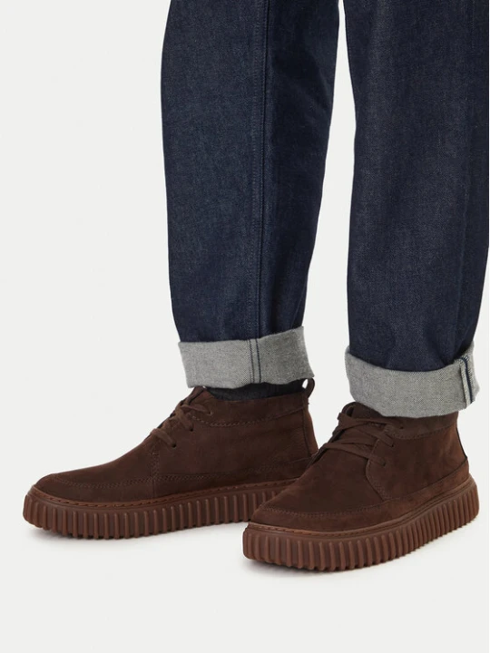 Zdjęcie produktu Clarks Trzewiki Torhill LaceHi 26184694 Brązowy ciemny