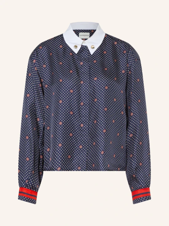 Zdjęcie produktu Claudie Pierlot Bluzka Koszulowa Z Jedwabiu blau
