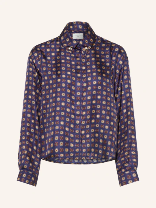 Zdjęcie produktu Claudie Pierlot Bluzka Koszulowa Z Jedwabiu blau