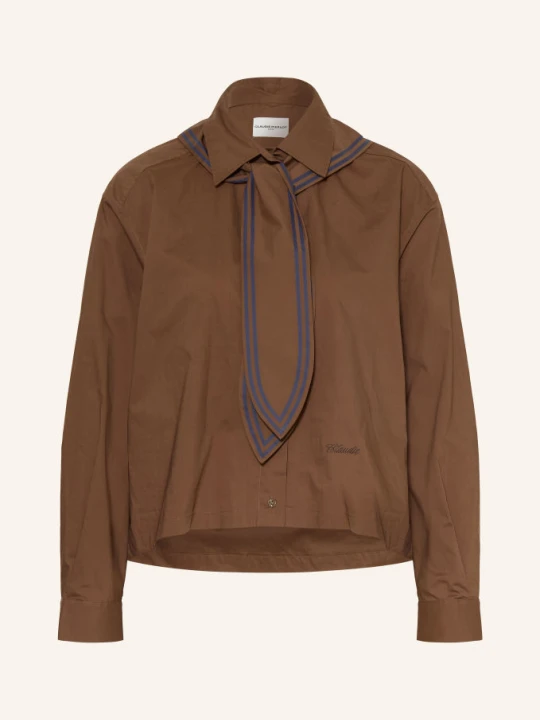 Zdjęcie produktu Claudie Pierlot Bluzka Koszulowa Z Odpinaną Chustą braun BRĄZOWY