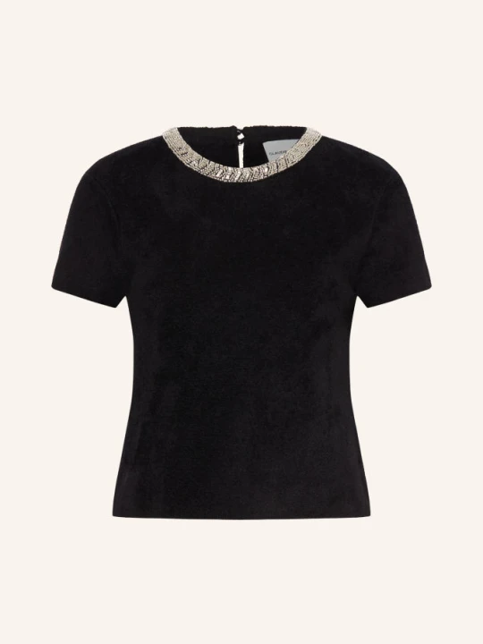 Zdjęcie produktu Claudie Pierlot Bluzka Koszulowa Z Ozdobnymi Perełkami schwarz