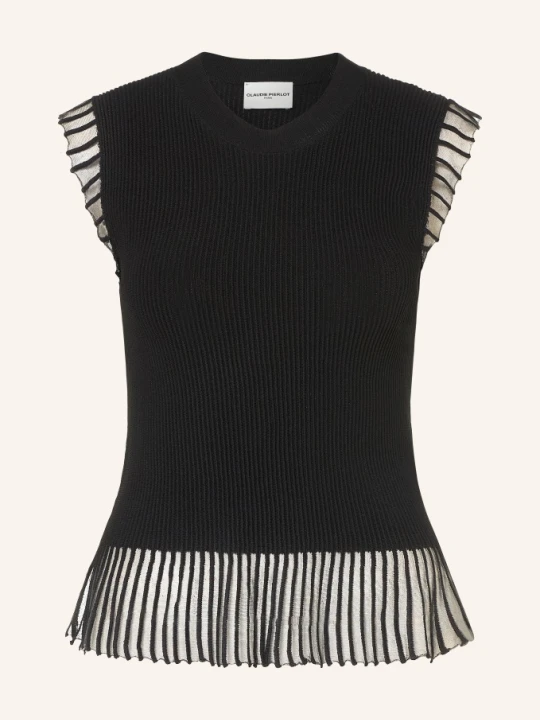 Zdjęcie produktu Claudie Pierlot Bluzka Z Dzianiny schwarz CZARNY