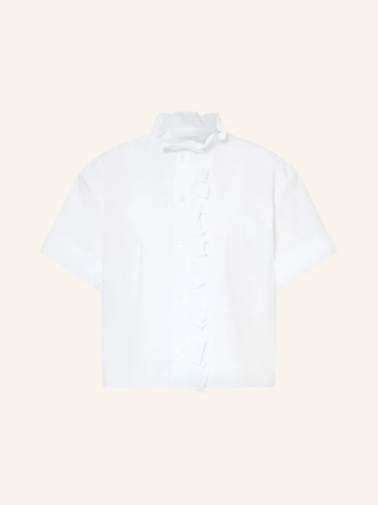 Zdjęcie produktu Claudie Pierlot Bluzka Z Falbanami weiss BIAŁY