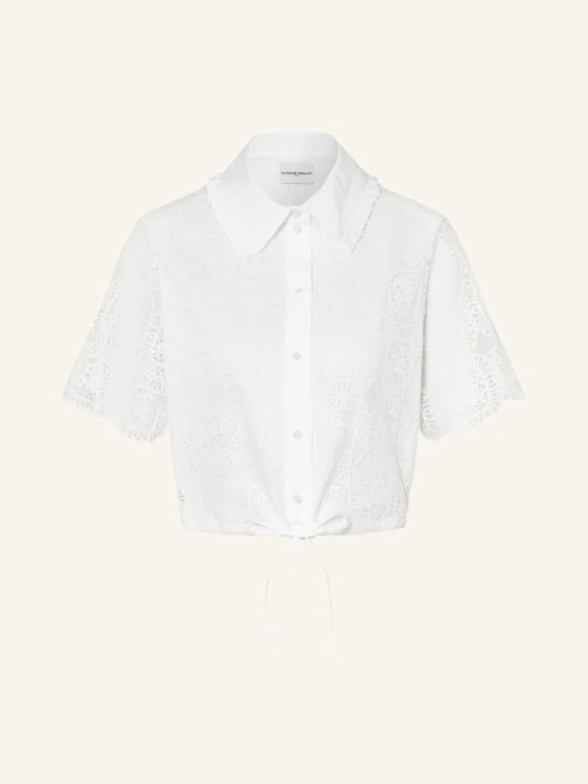 Zdjęcie produktu Claudie Pierlot Bluzka Z Koronki weiss BIAŁY
