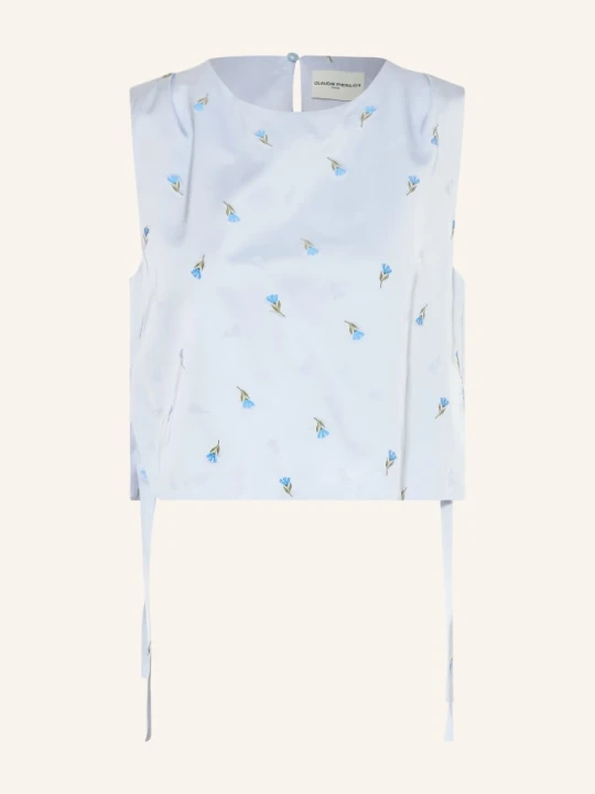 Zdjęcie produktu Claudie Pierlot Bluzka Z Satyny blau JASNONIEBIESKI