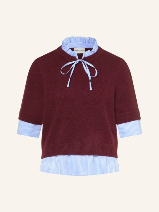 Zdjęcie produktu Claudie Pierlot Dzianinowa Koszulka lila purpurowy