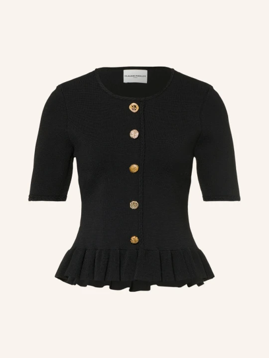 Zdjęcie produktu Claudie Pierlot Dzianinowa Koszulka schwarz CZARNY