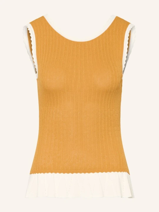 Zdjęcie produktu Claudie Pierlot Dzianinowy Top orange