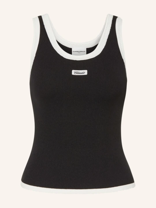 Zdjęcie produktu Claudie Pierlot Dzianinowy Top schwarz