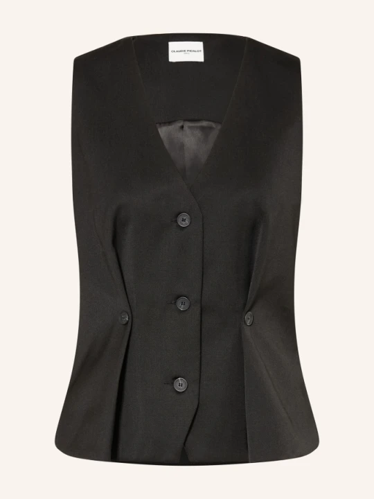 Zdjęcie produktu Claudie Pierlot Kamizelka Blezerowa schwarz CZARNY