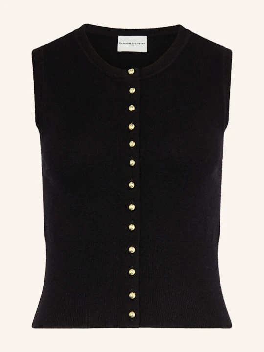 Zdjęcie produktu Claudie Pierlot Kamizelka Z Dzianiny schwarz CZARNY
