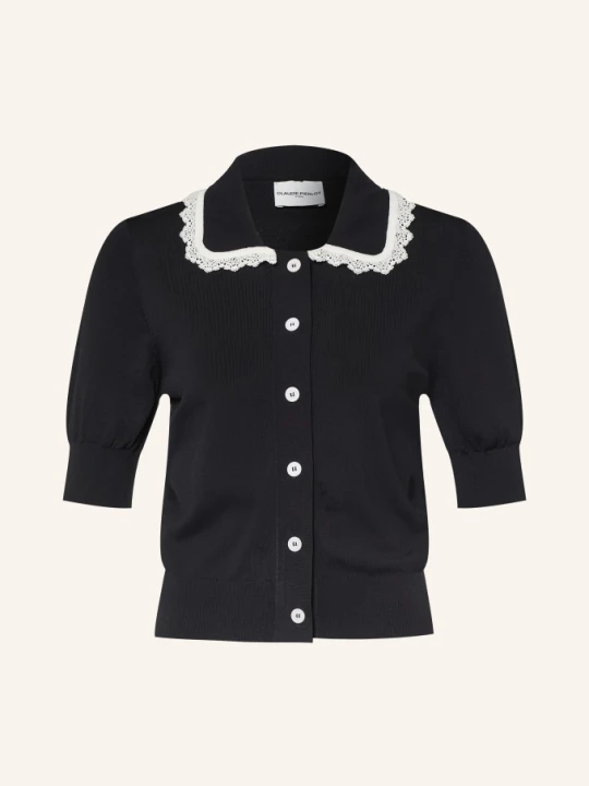 Zdjęcie produktu Claudie Pierlot Kardigan Z Koronkou schwarz
