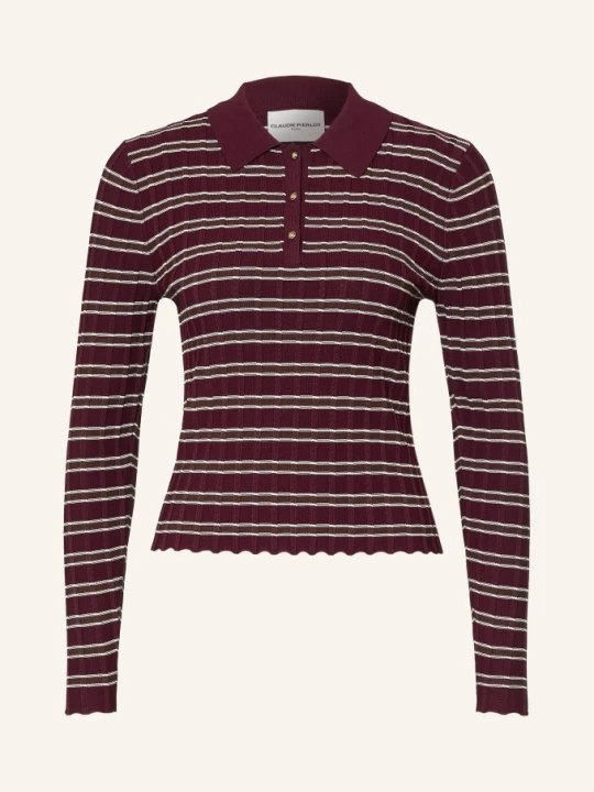 Zdjęcie produktu Claudie Pierlot Koszulka Polo Z Dzianiny rot