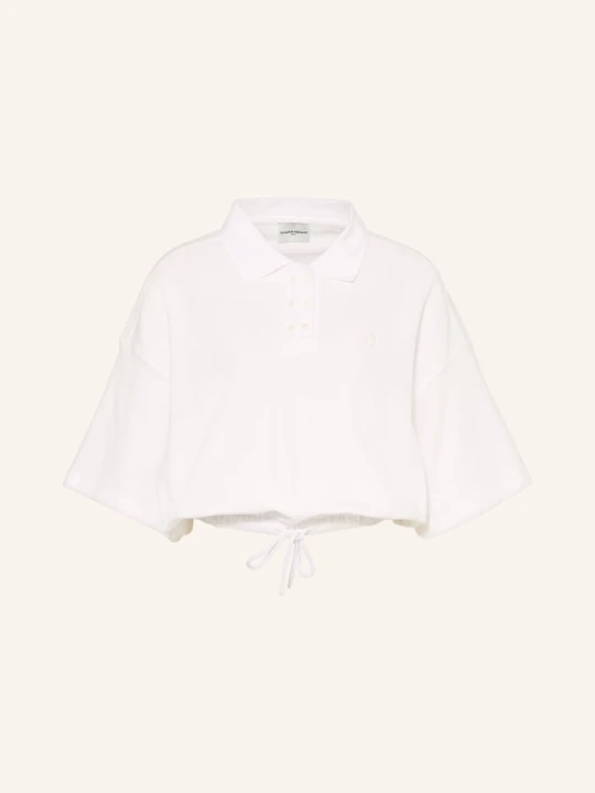 Zdjęcie produktu Claudie Pierlot Koszulka Polo Z Pikowanym Wzorem weiss BIAŁY