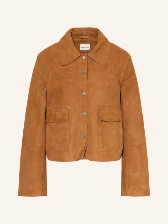 Zdjęcie produktu Claudie Pierlot Kurtka Skórzana braun KONIAKOWY