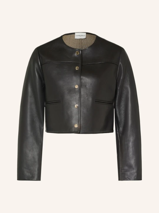 Zdjęcie produktu Claudie Pierlot Kurtka Skórzana schwarz CZARNY