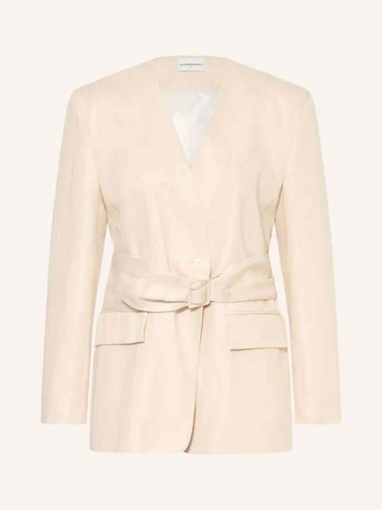 Zdjęcie produktu Claudie Pierlot Marynarka Z Lnu beige