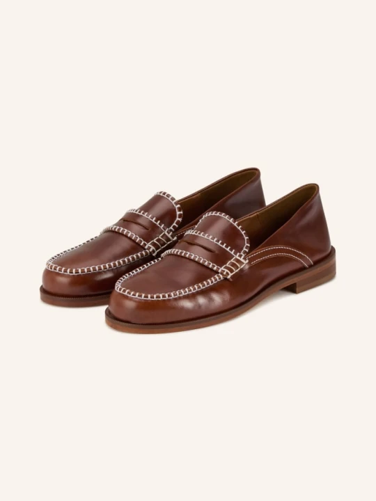 Zdjęcie produktu Claudie Pierlot Penny Loafers rot BRĄZOWY