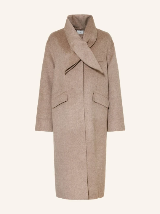 Zdjęcie produktu Claudie Pierlot Płaszcz Wełniany Z Odpinanym Kołnierzem beige
