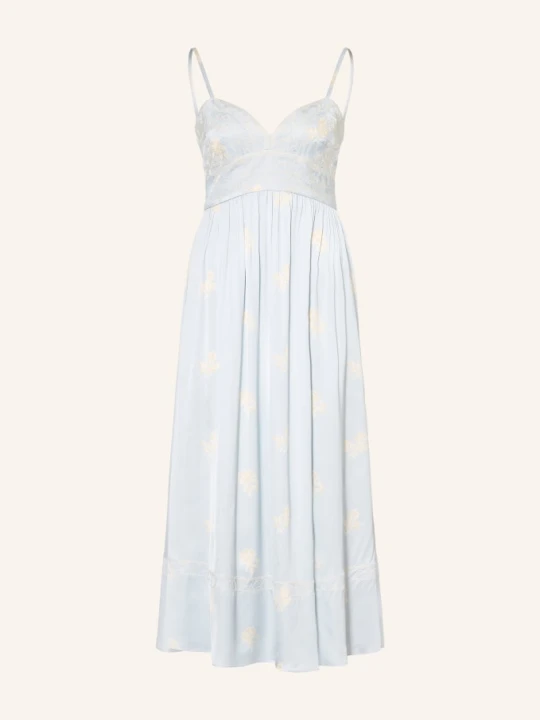 Zdjęcie produktu Claudie Pierlot Satyna Sukienka blau beżowy