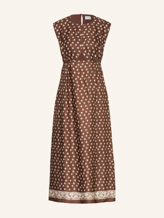 Zdjęcie produktu Claudie Pierlot Satyna Sukienka Z Wycięciami braun brązowy