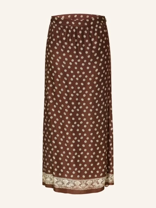 Zdjęcie produktu Claudie Pierlot Satynowa Spódnica braun brązowy