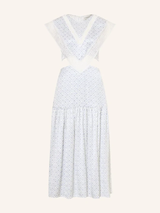 Zdjęcie produktu Claudie Pierlot Satynowa Sukienka Z Wycięciami blau