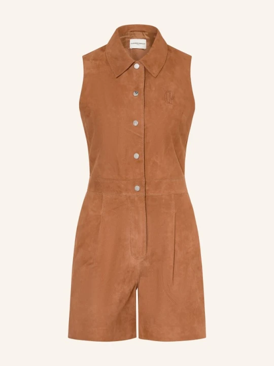 Zdjęcie produktu Claudie Pierlot Skórzany Kombinezon braun KONIAKOWY