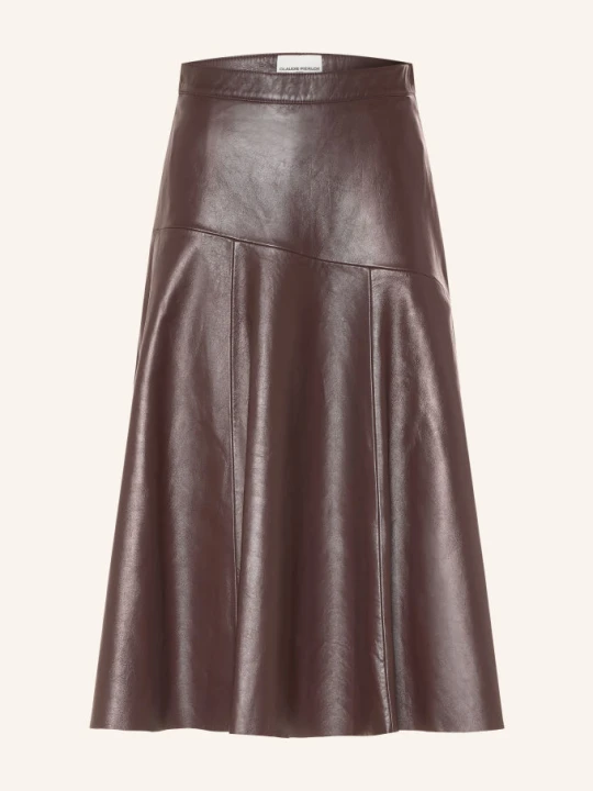 Zdjęcie produktu Claudie Pierlot Spódnica Skórzana rot CIEMNOCZERWONY