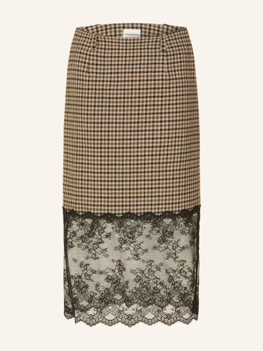Zdjęcie produktu Claudie Pierlot Spódnica Z Koronką beige