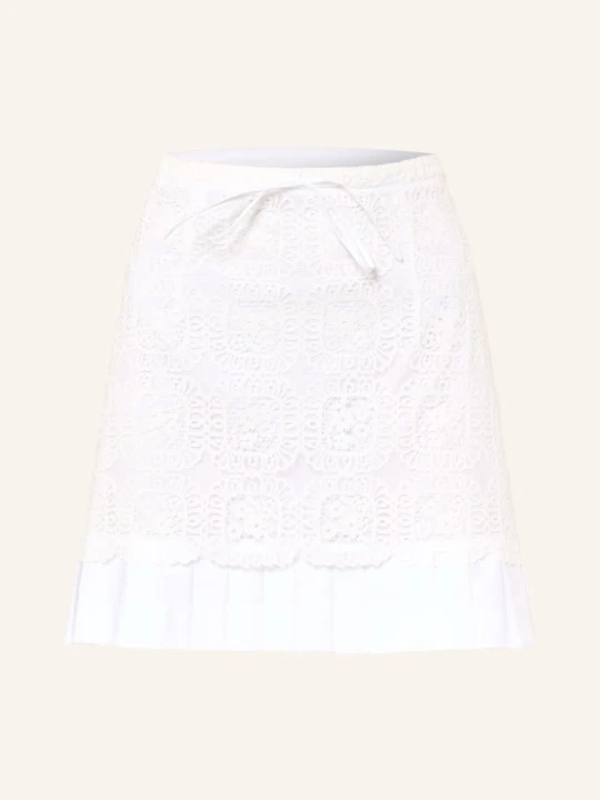 Zdjęcie produktu Claudie Pierlot Spódnica Z Mieszanki Materiałów weiss BIAŁY