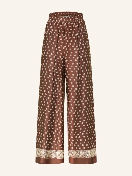 Zdjęcie produktu Claudie Pierlot Spodnie Marlene Z Satyny braun
