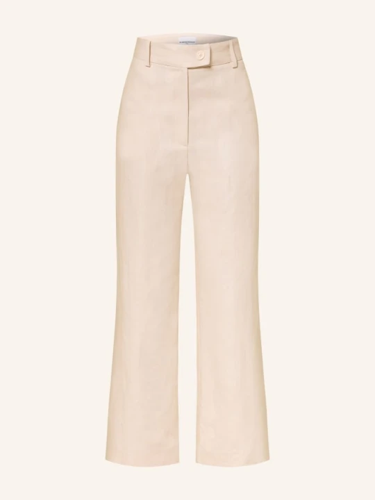 Zdjęcie produktu Claudie Pierlot Spodnie Z Lnu beige