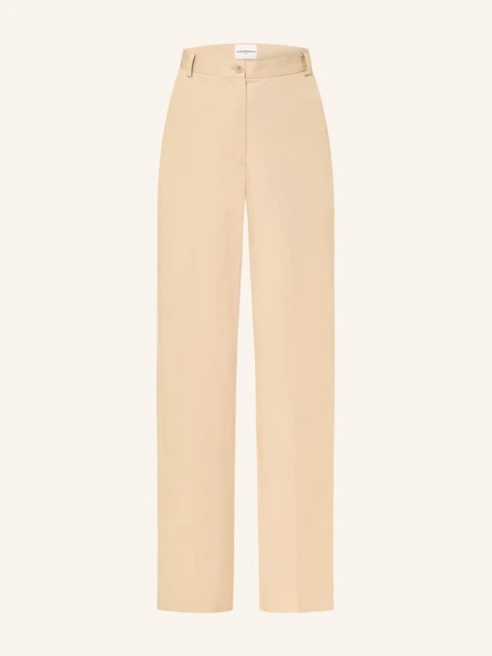 Zdjęcie produktu Claudie Pierlot Spodnie Z Materiału Typu Marlene beige