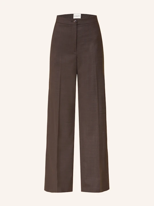 Zdjęcie produktu Claudie Pierlot Spodnie Z Marszczeniami braun G002 BROWN