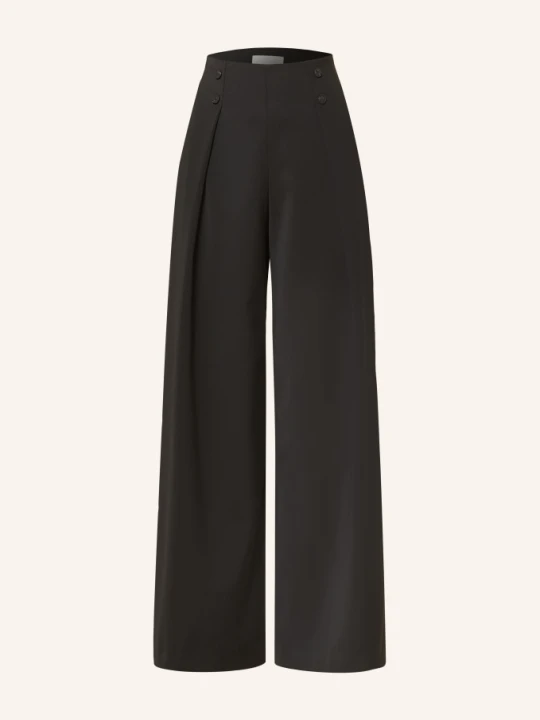 Zdjęcie produktu Claudie Pierlot Spodnie Z Materiału Typu Marlene schwarz CZARNY