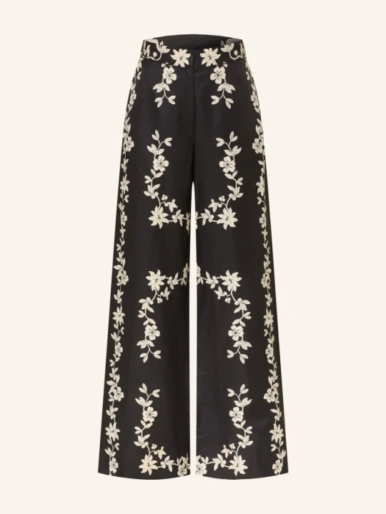 Zdjęcie produktu Claudie Pierlot Spodnie Z Materiału Typu Marlene schwarz