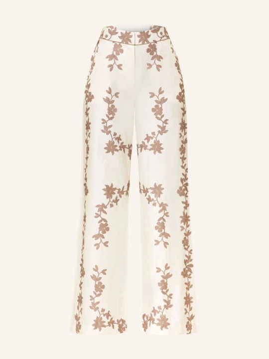 Zdjęcie produktu Claudie Pierlot Spodnie Z Materiału Typu Marlene weiss biały