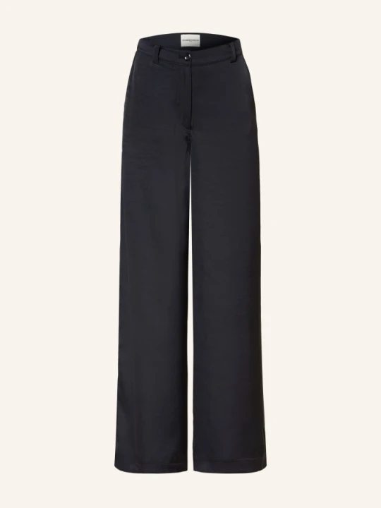 Zdjęcie produktu Claudie Pierlot Spodnie Z Satyny blau GRANATOWY